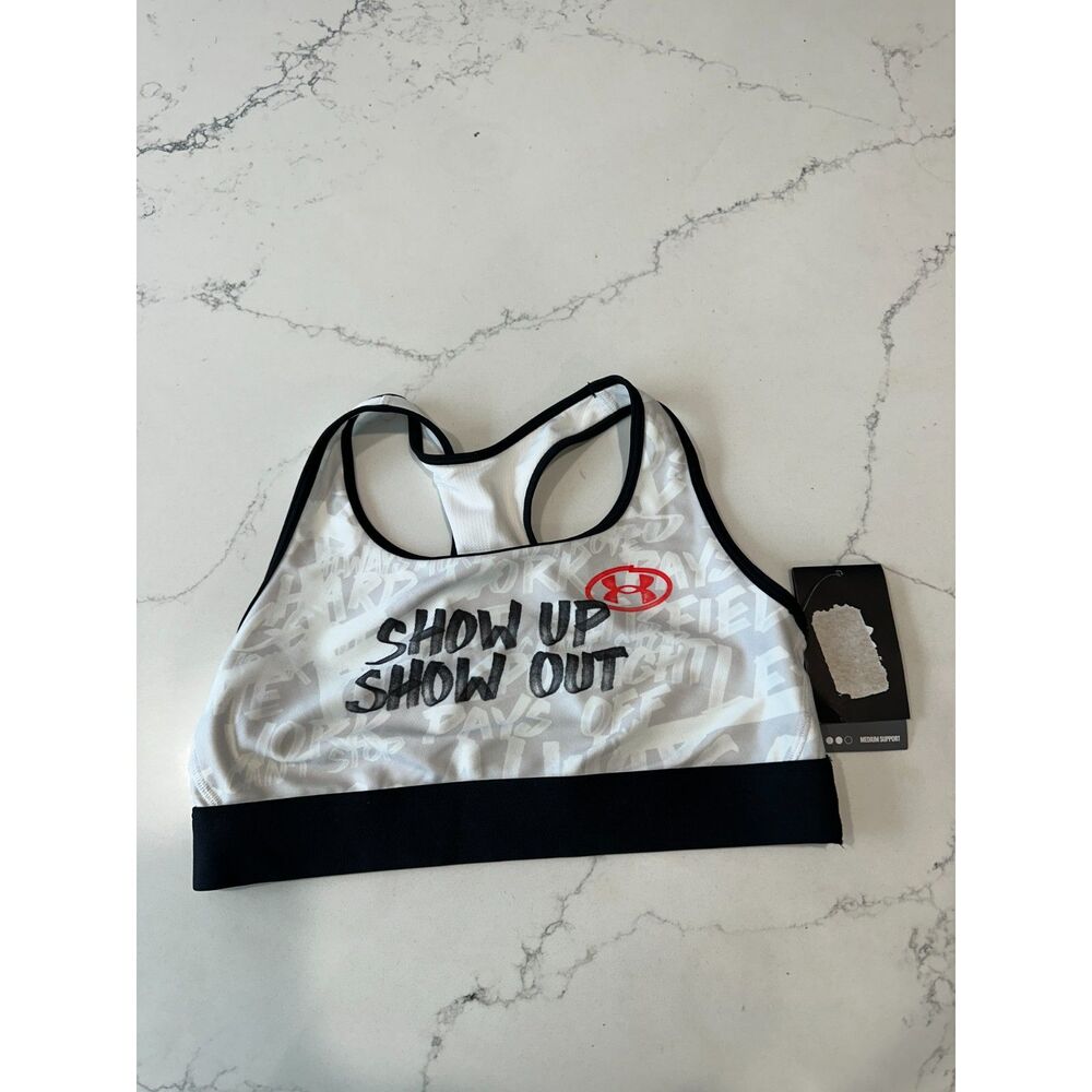 NWT Under Armour Heatgear Armour Mid Alter Ego Sports Bra Size Medium